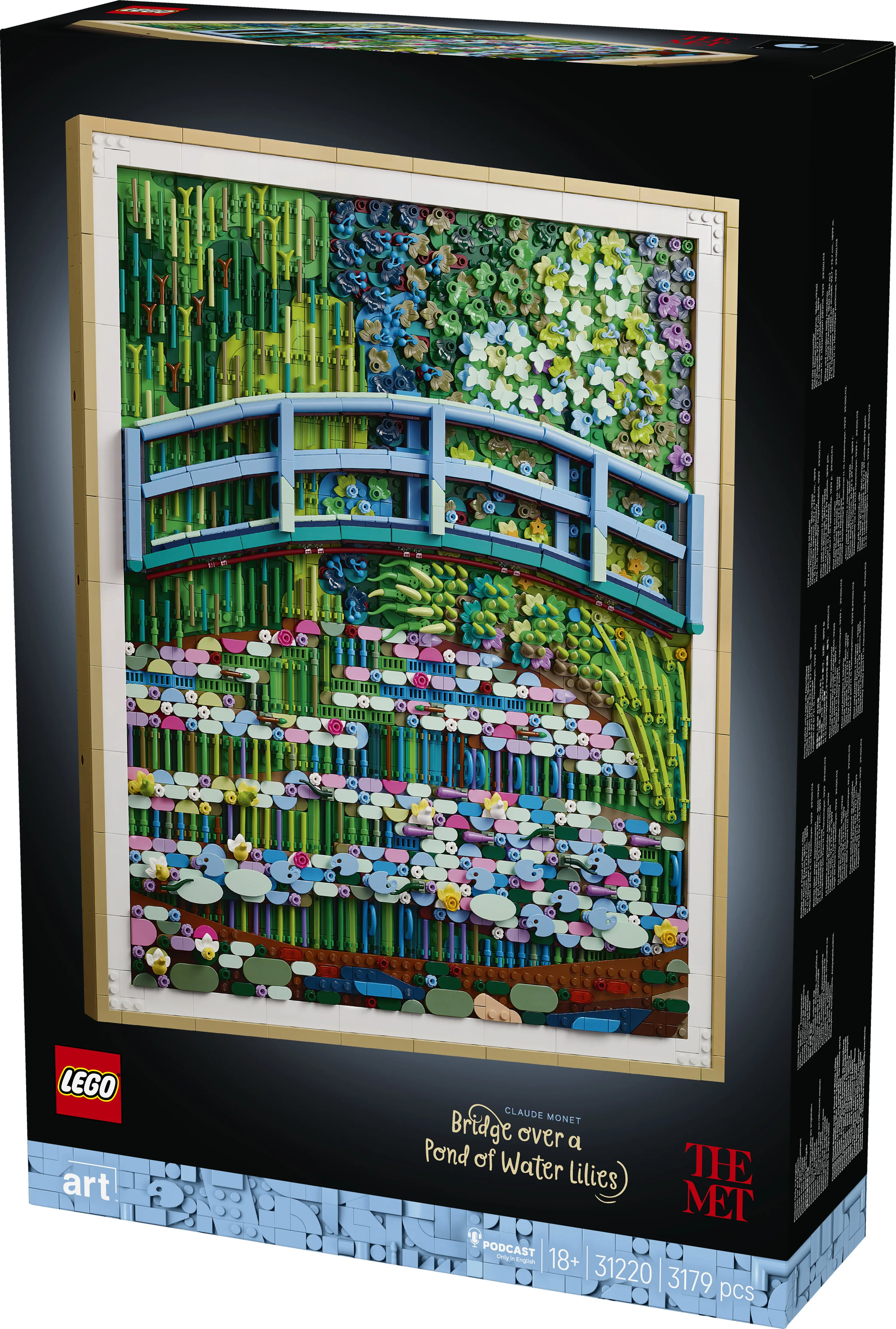 LEGO Art Claude Monet &ndash; Bridge over a Pond of Water Lilies 31220