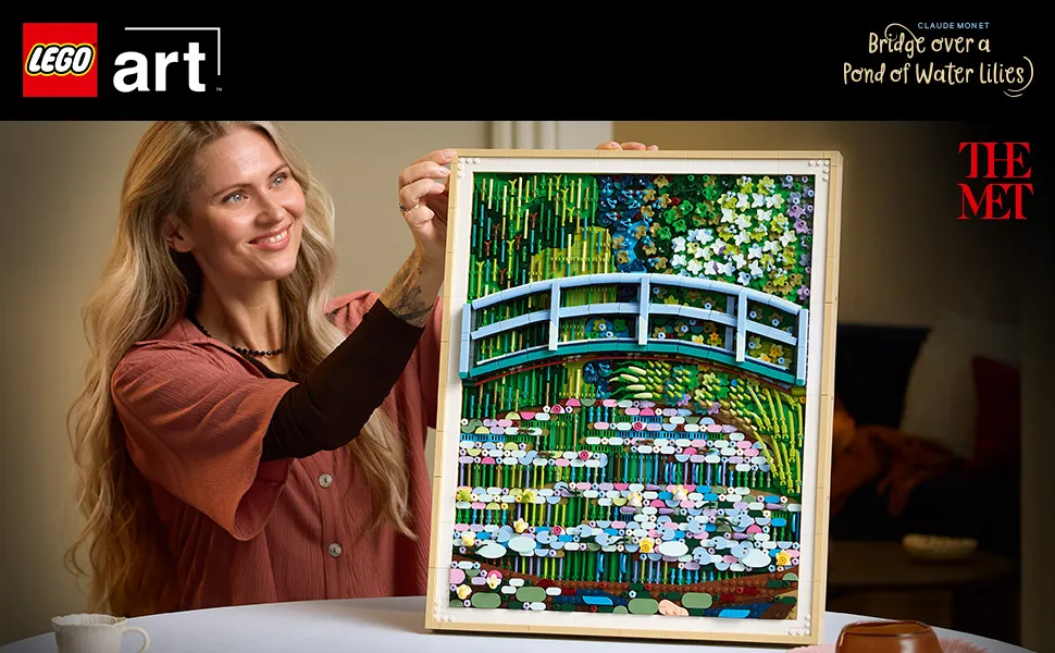 LEGO Art Claude Monet &ndash; Bridge over a Pond of Water Lilies 31220