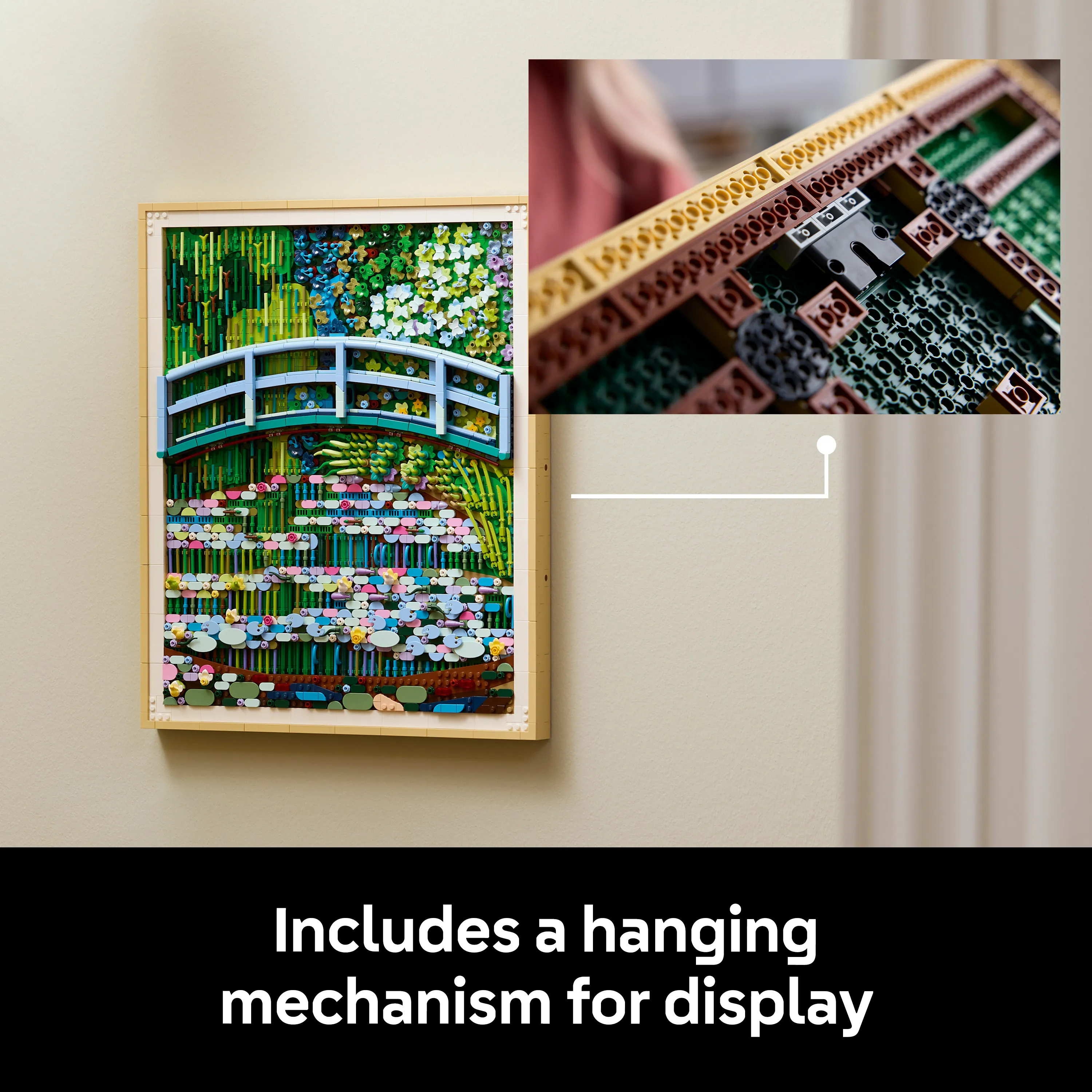 LEGO Art Claude Monet &ndash; Bridge over a Pond of Water Lilies 31220