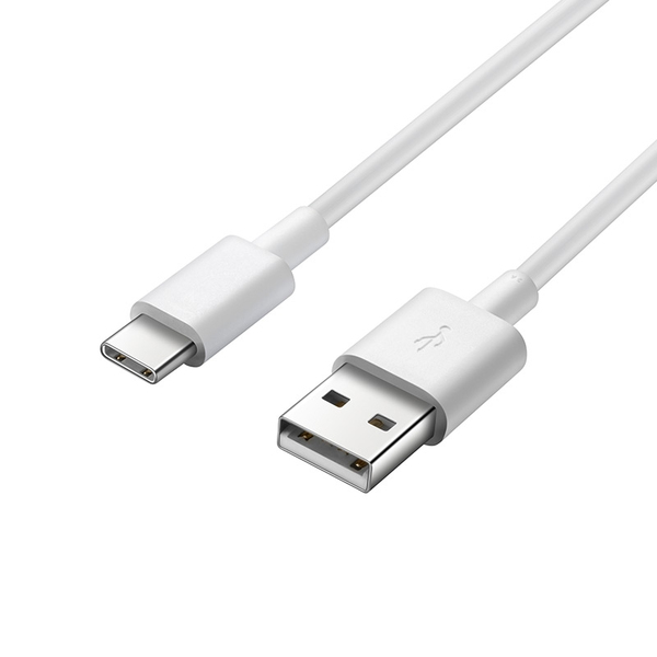 CP51 USB-A 2.0 - USB-C -kaapeli, 1m, valkoinen