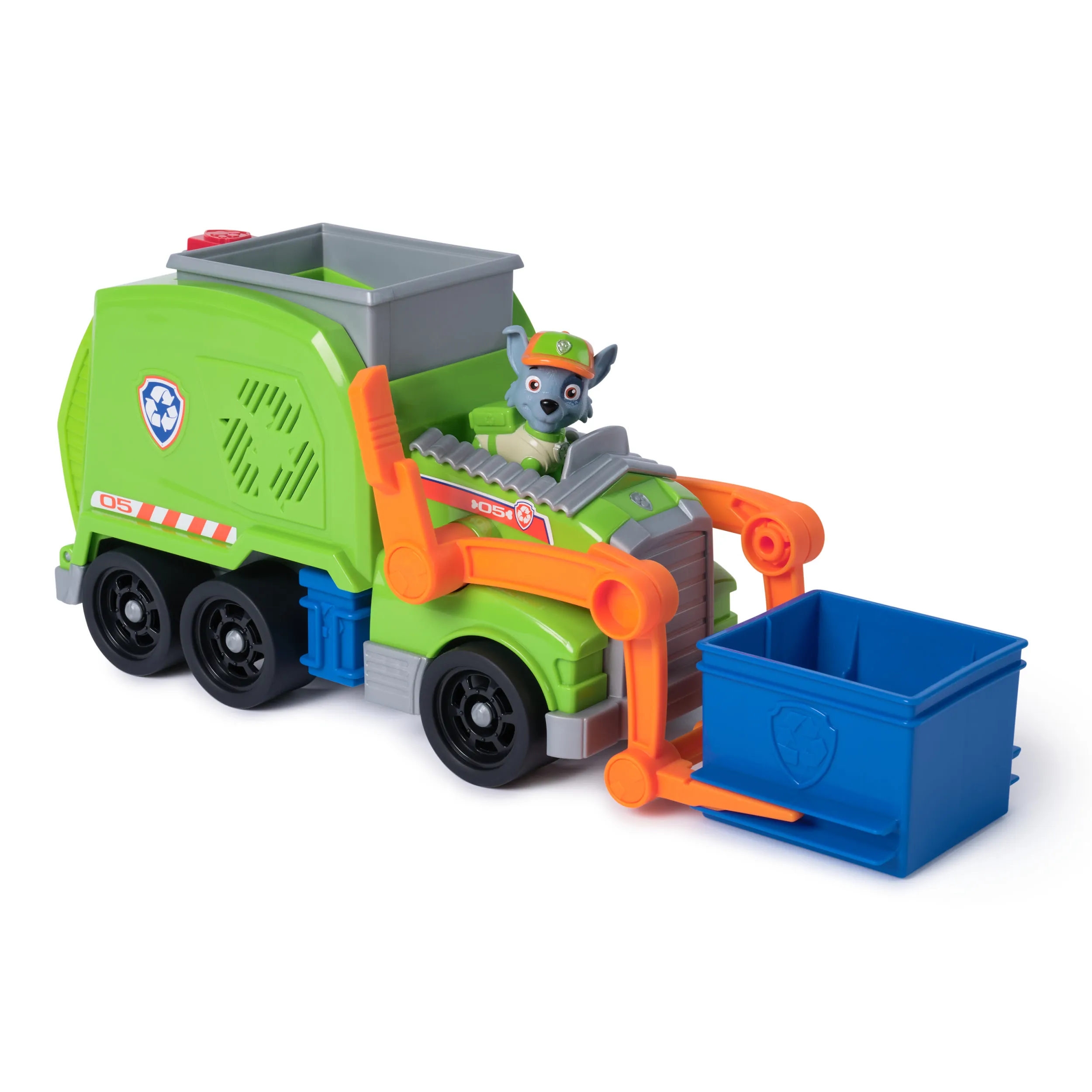 Spin Master Paw Patrol - Extra Large Recycling Truck with Rocky Figure and Transformation Function