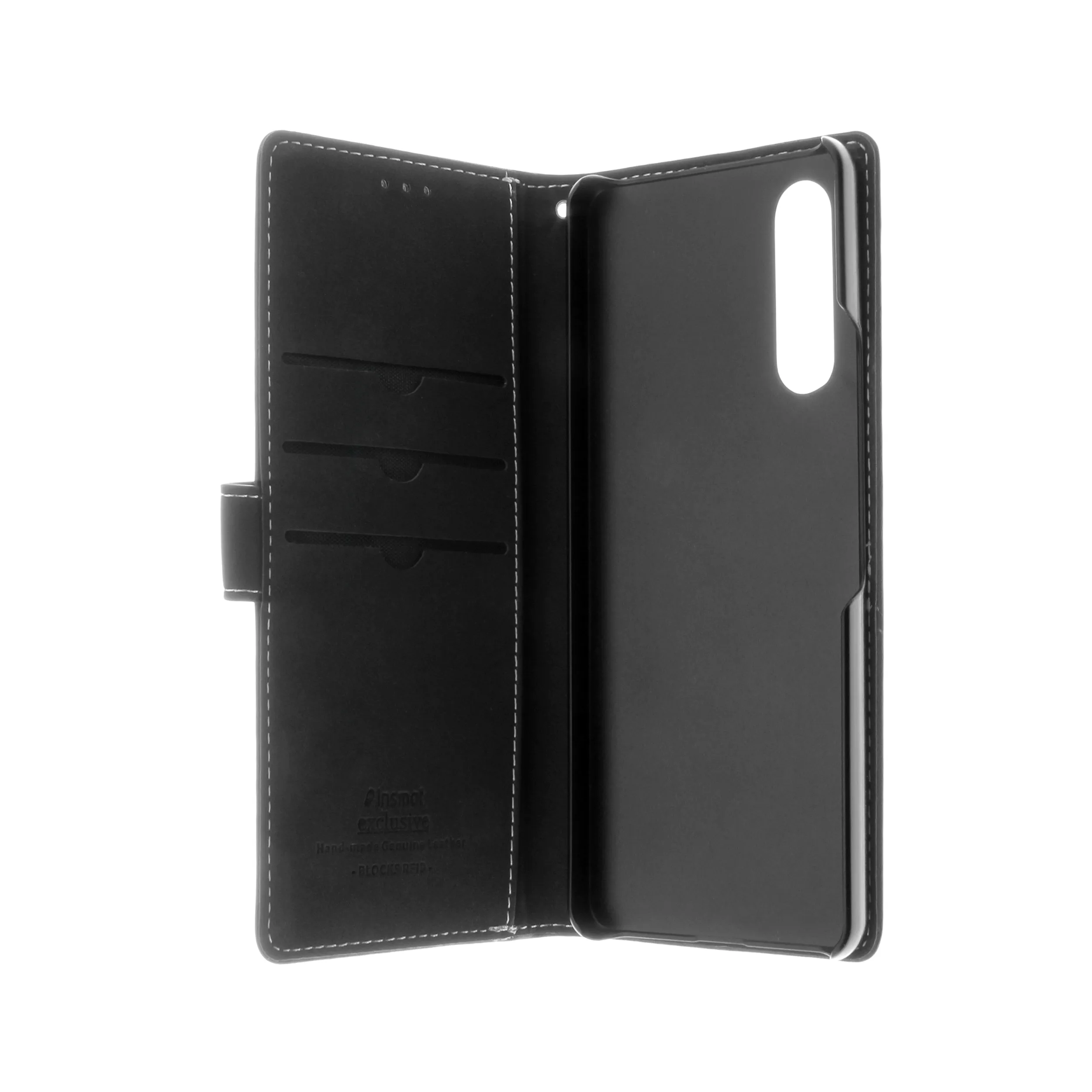 Insmat Flip Case, Xperia 10 V - plånboksfodral, Svart