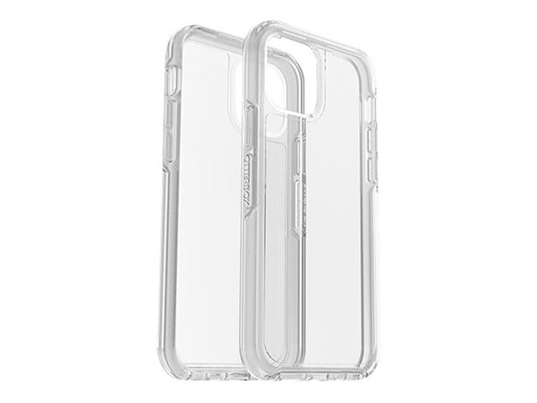 OtterBox Symmetry Series - ProPack Packaging - takakansi matkapuhelimelle - polykarbonaatti, synteettinen kumi - kirkas malleihin Apple iPhone 12, 12 Pro - (ei