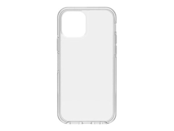 OtterBox Symmetry Series - ProPack Packaging - takakansi matkapuhelimelle - polykarbonaatti, synteettinen kumi - kirkas malleihin Apple iPhone 12, 12 Pro - (ei