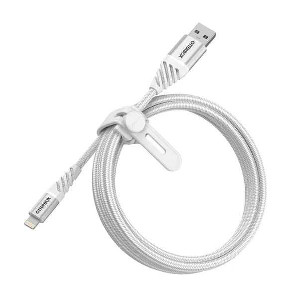 OtterBox Premium USB-A - Lightning - kabel, 1m, Vit