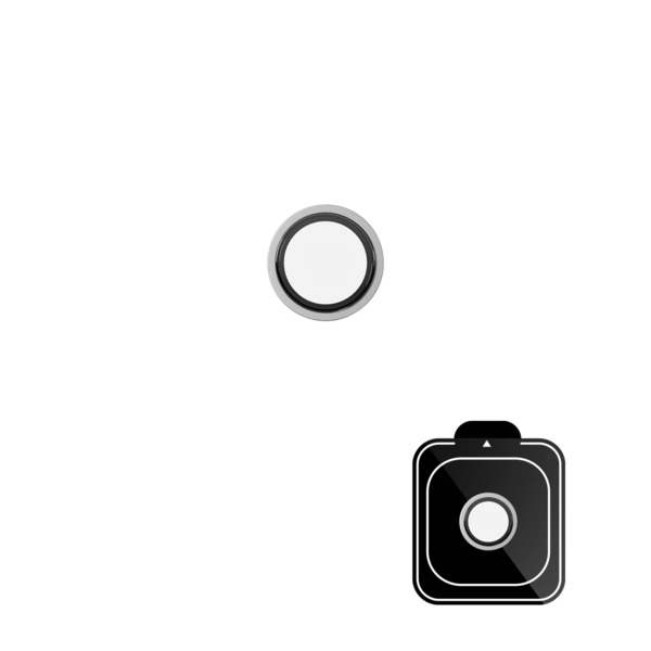 Epico Aluminium Lens Protectors Clear view iPhone Air Scratch and Fingerprint Protection, Silver