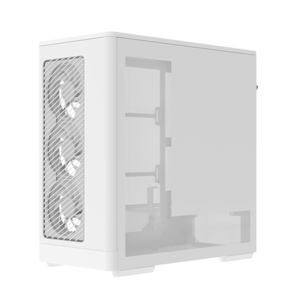 Aerocool D520A Midi-Tower Case with RGB lighting, White