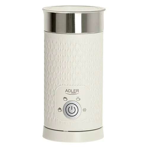 Adler AD 4495 elektrisk mj&ouml;lkskummare och mj&ouml;lkv&auml;rmare - Beige