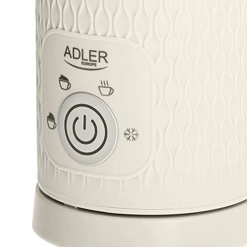 Adler AD 4495 elektrisk mj&ouml;lkskummare och mj&ouml;lkv&auml;rmare - Beige