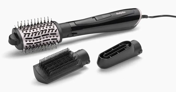 BaByliss Style Smooth 1000 AS128E Hot Air Brush, Black