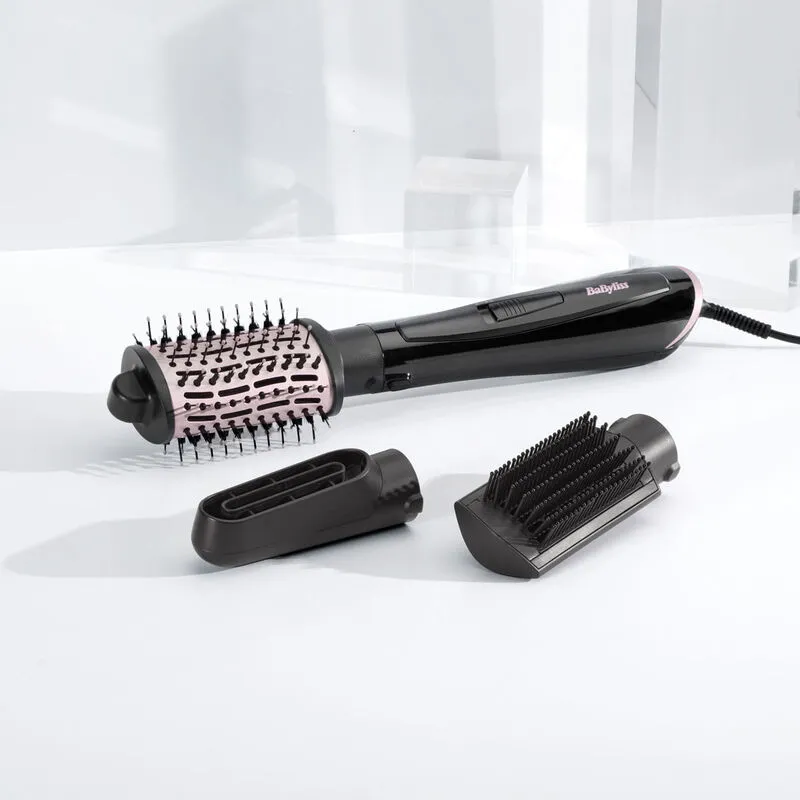 BaByliss Style Smooth 1000 AS128E Hot Air Brush, Black