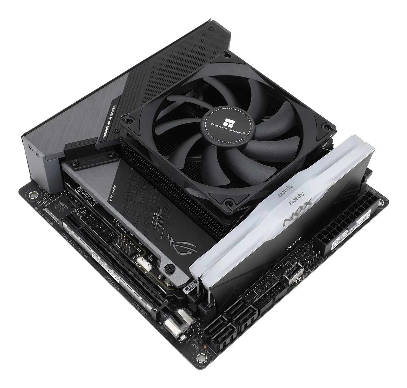 Thermalright AXP90-X53, 92 mm Low-profile CPU Cooler, Black