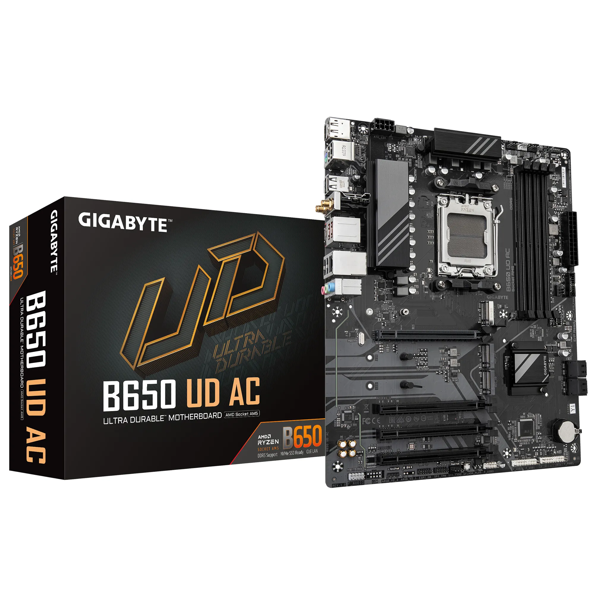 Gigabyte B650 UD AC AM5 ATX -emolevy