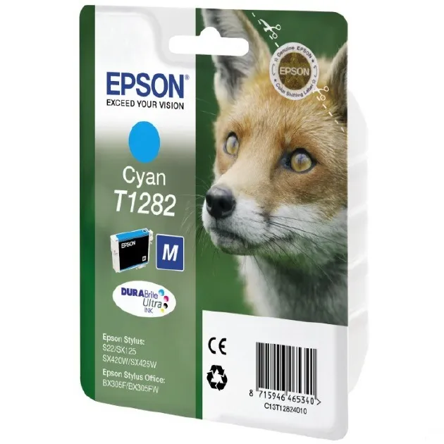 Epson 1282 ink cartridge, 3.5 ml, Cyan