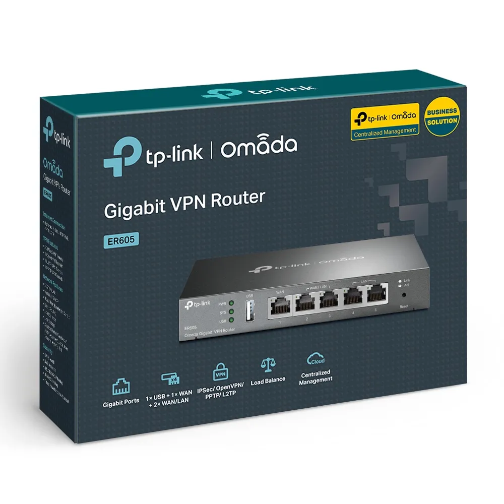 TP-LINK ER605 OMADA GIGABIT VPN ROUTER