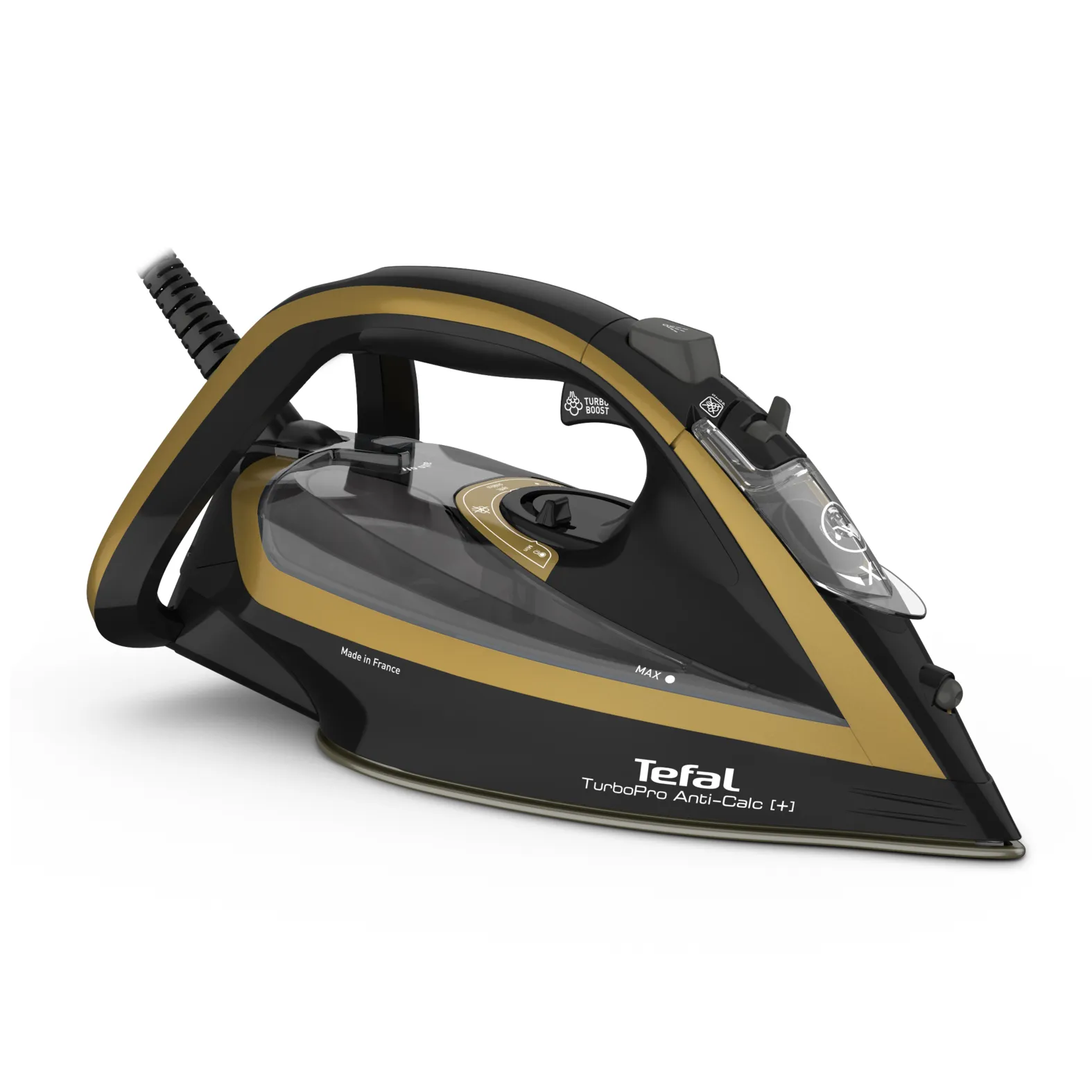 Tefal Steam iron FV 5696 - iron, black/gold, 3000 W