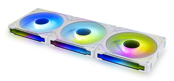 Lian Li UNI Fan IN 120 Triple reverse blade -tuuletin, Valkoinen