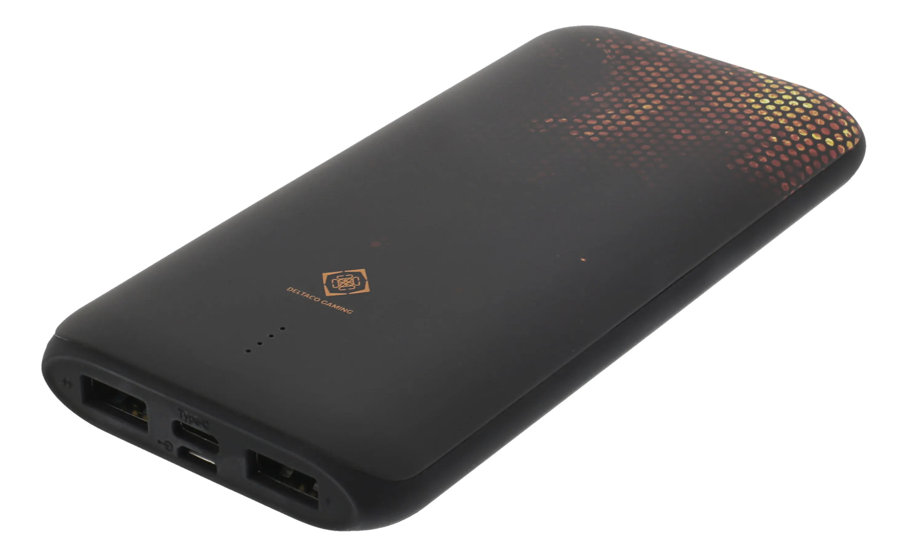 DELTACO GAMING 10,000 mAh Power Bank, 37Wh, Li-Po, Aluminum, USB-C 18W