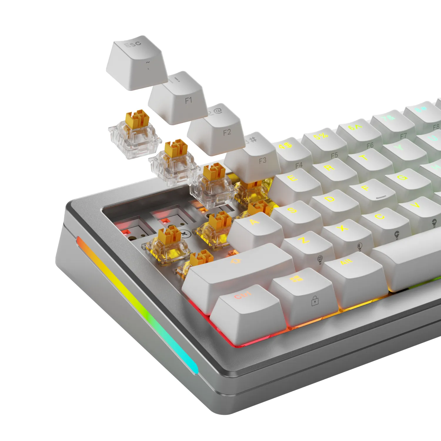 Glorious HE Switches (36pcs) - Panda - Lubed - [Tactile] 45g