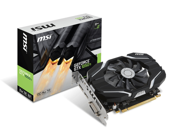 MSI GeForce GTX 1050 Ti OC 4GB - Graphics card