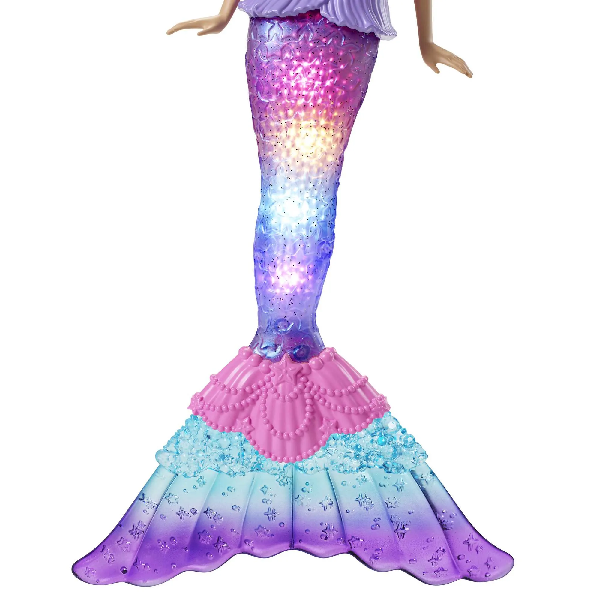 Barbie Magic Light Mermaid Malibu Doll - HDJ36