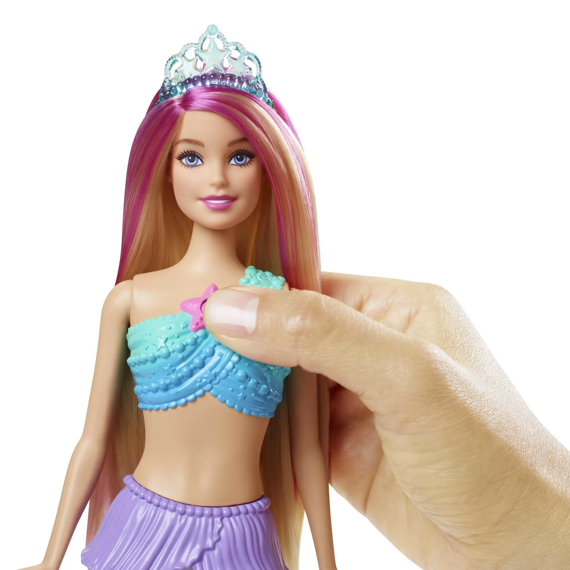 Barbie Magic Light Mermaid Malibu Doll - HDJ36