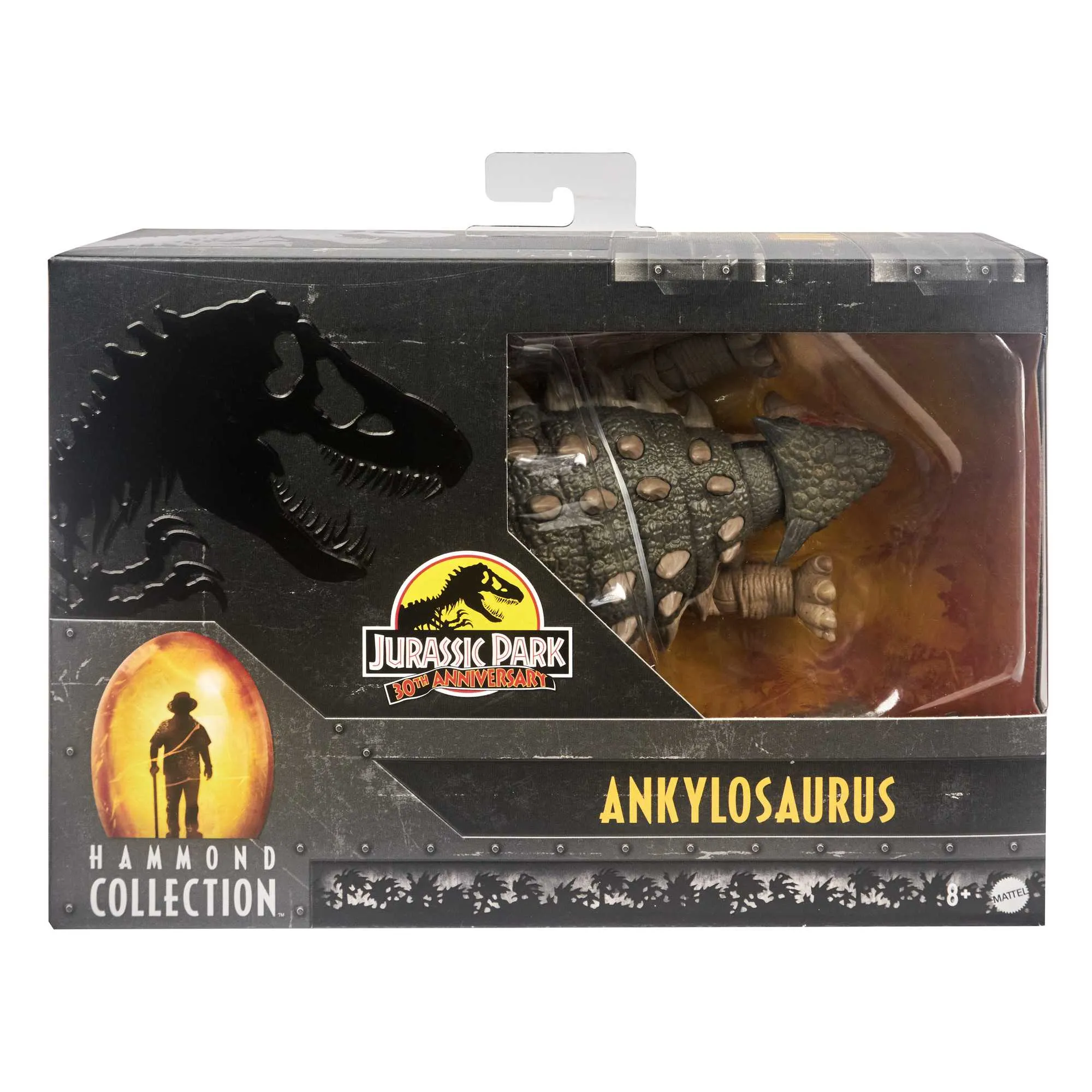Mattel Jurassic World Hammond Collection Mid Sized Dino - Ankylosaurus Toy Figure