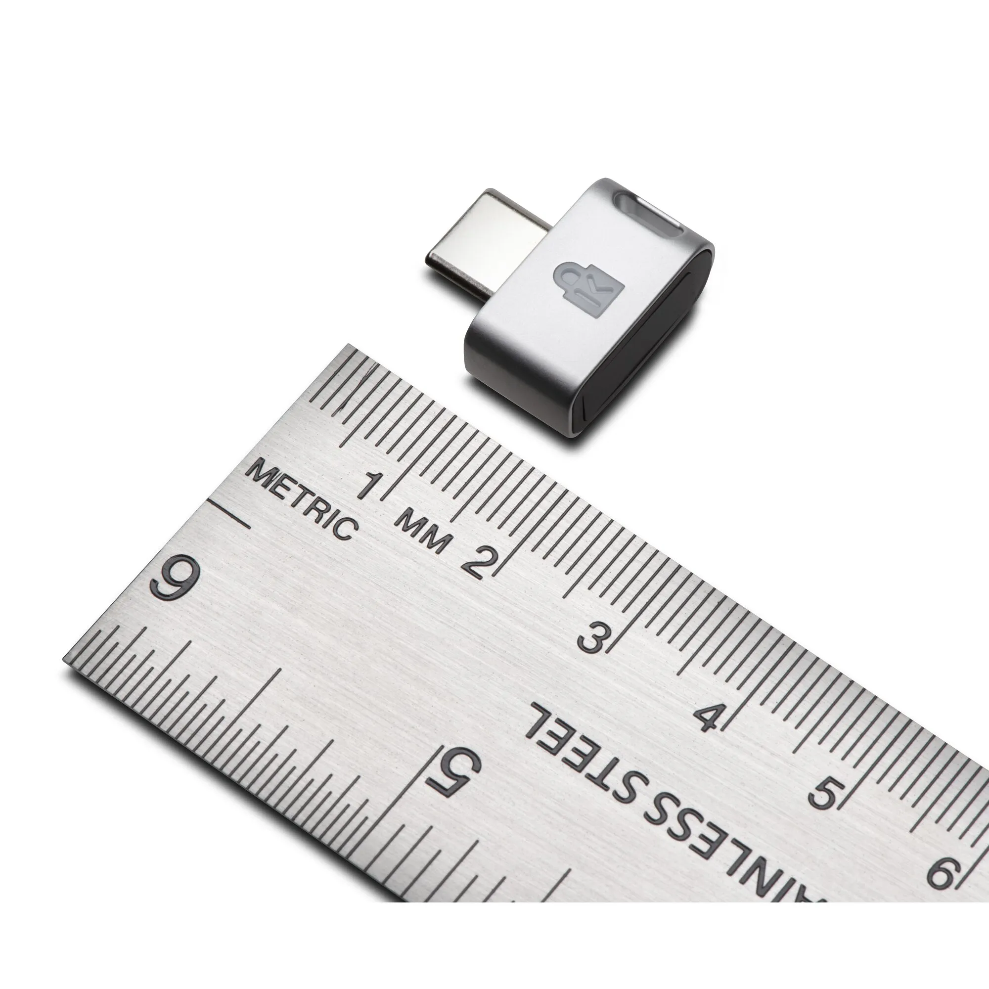 Kensington VeriMark Guard USB-C Fingerprint Key - FIDO2, WebAuthn/CTAP2, &amp; FIDO U2F - Cross Platform - Sormenj&auml;lkilukija - USB-C - TAA-yhdenmukainen