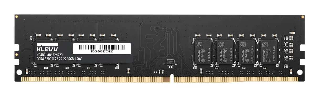 KLEVV 32 Gt (1 x 32 Gt) DDR4 3200 MHz, CL22 -muisti