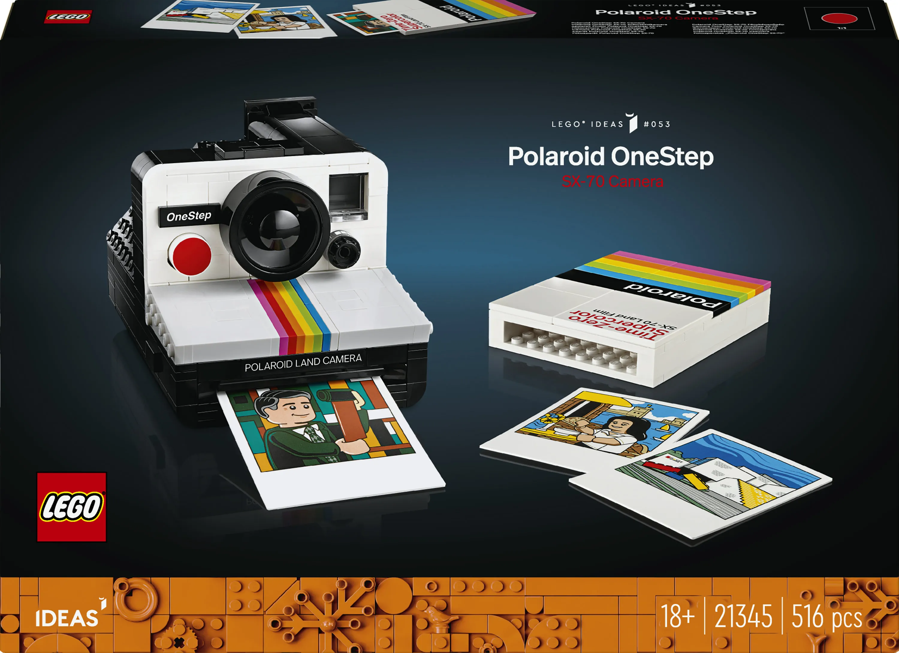 LEGO Ideas Polaroid OneStep SX-70 Camera 21345