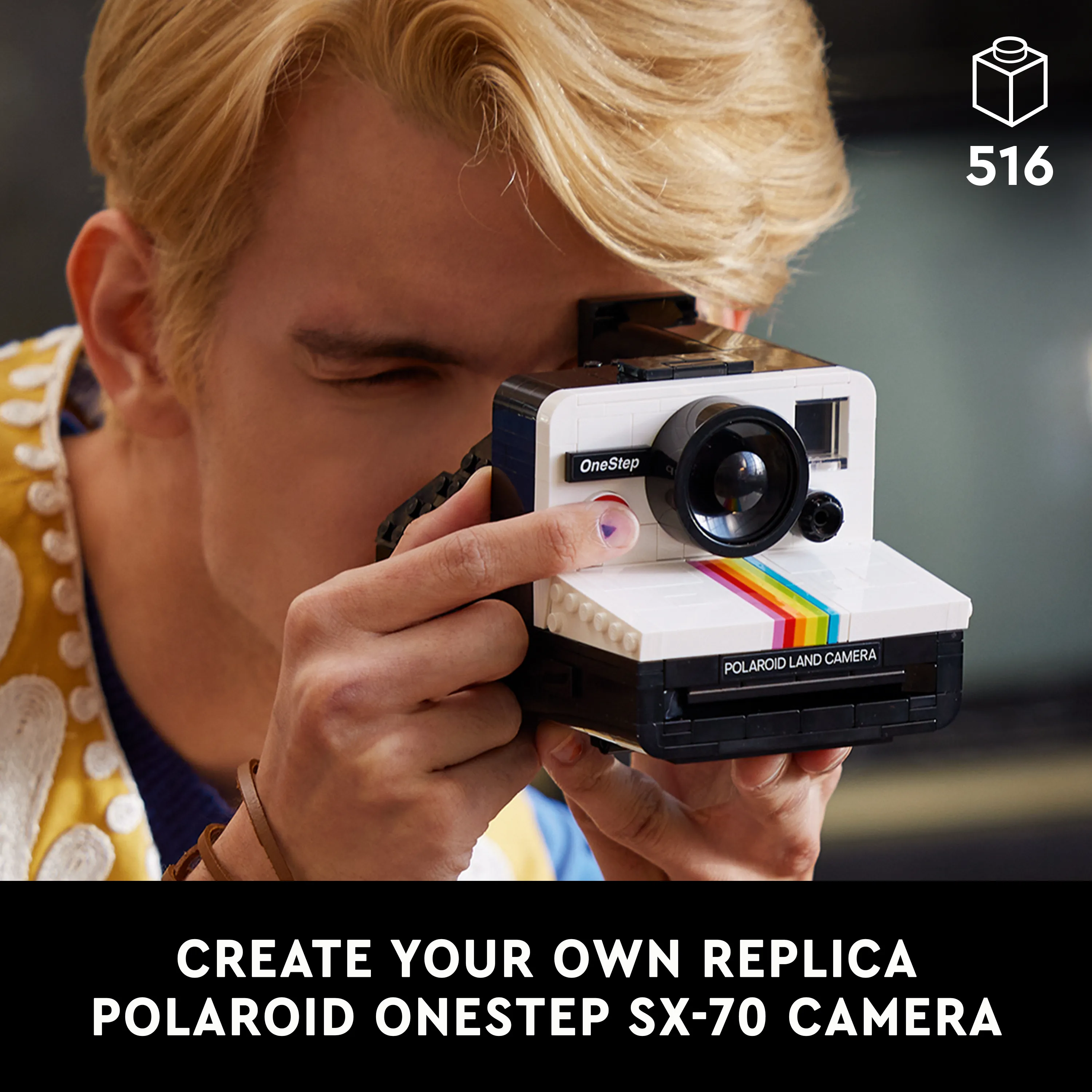 LEGO Ideas Polaroid OneStep SX-70 Camera 21345