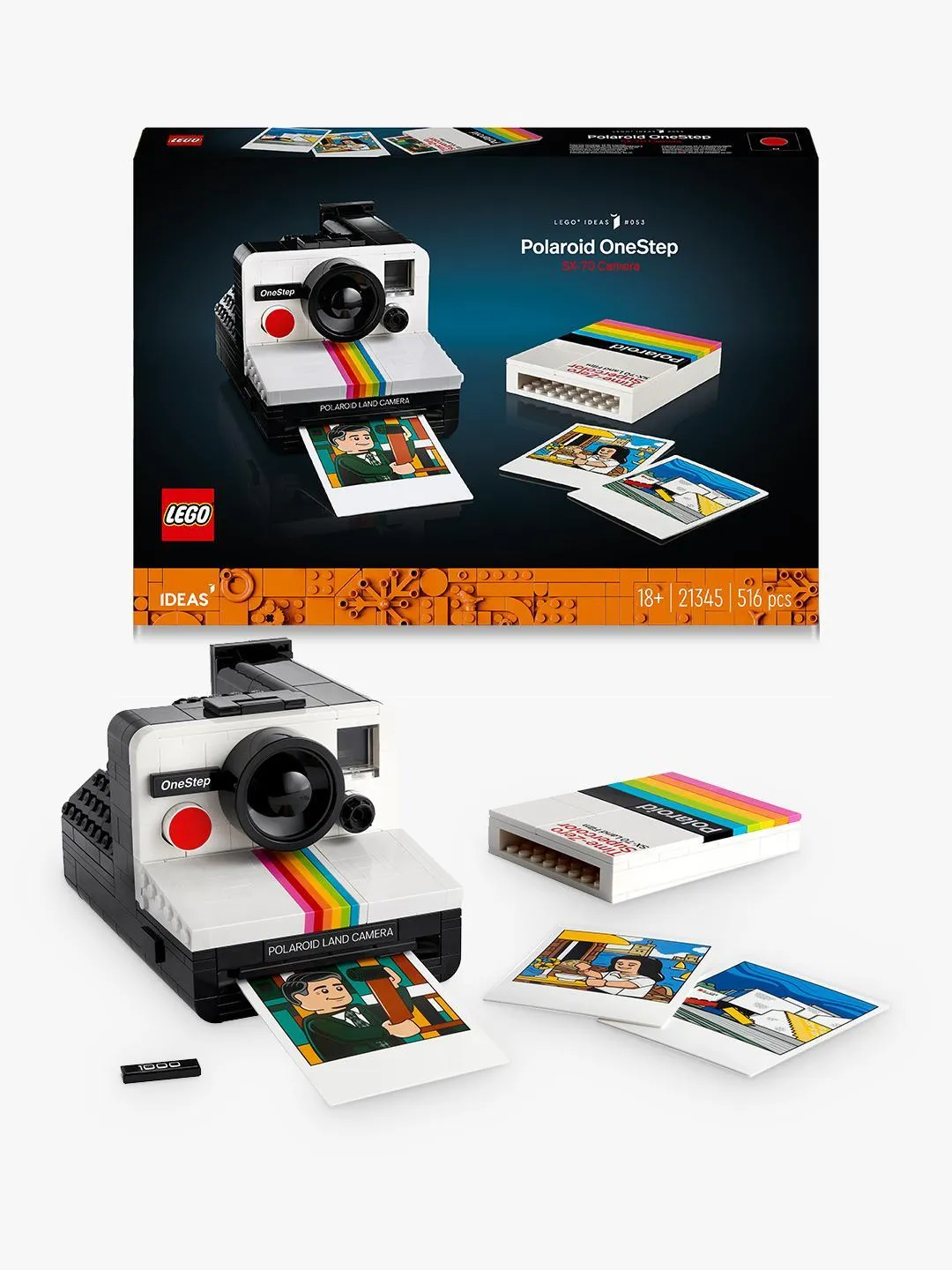 LEGO Ideas Polaroid OneStep SX-70 Camera 21345