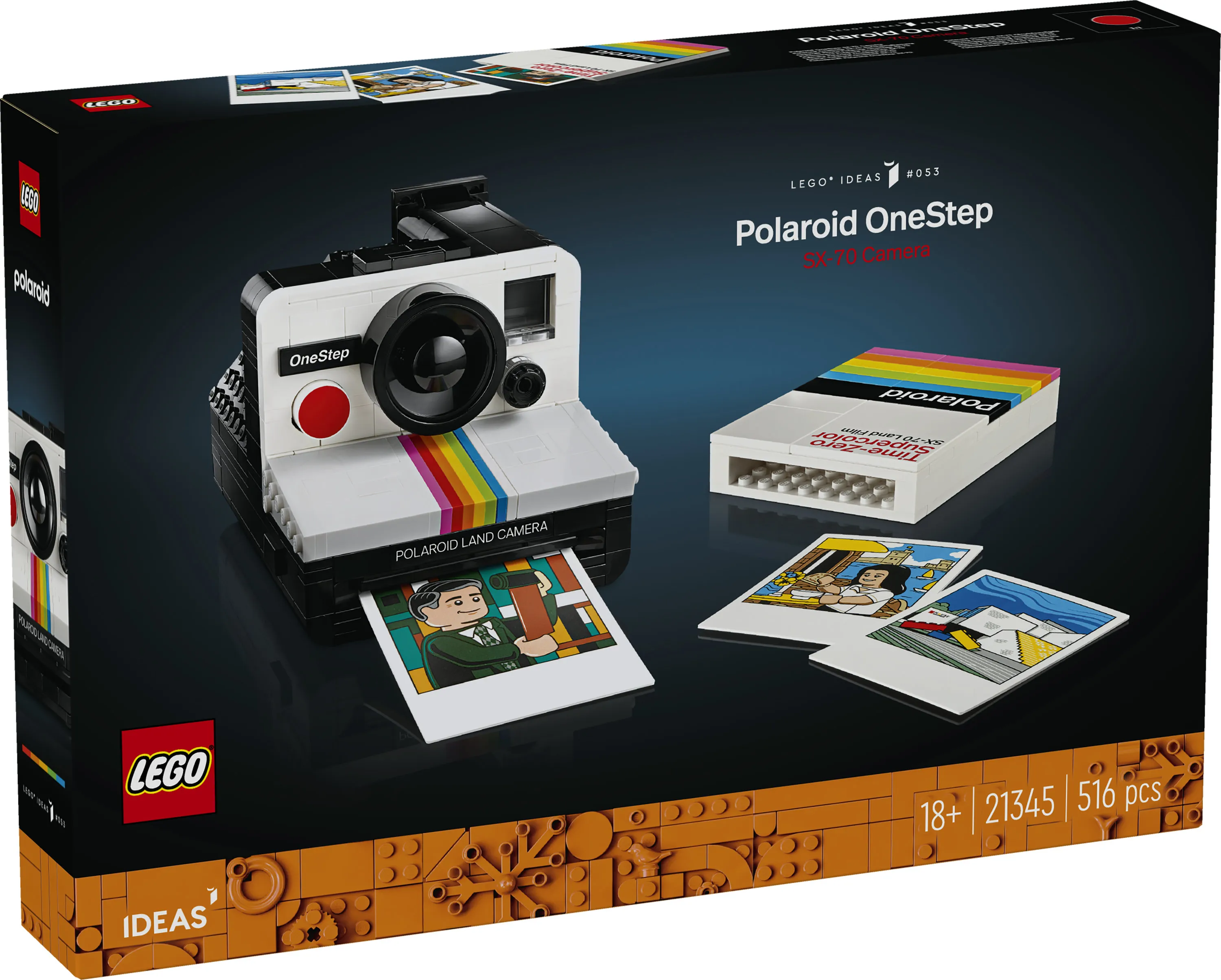 LEGO Ideas Polaroid OneStep SX-70 Camera 21345