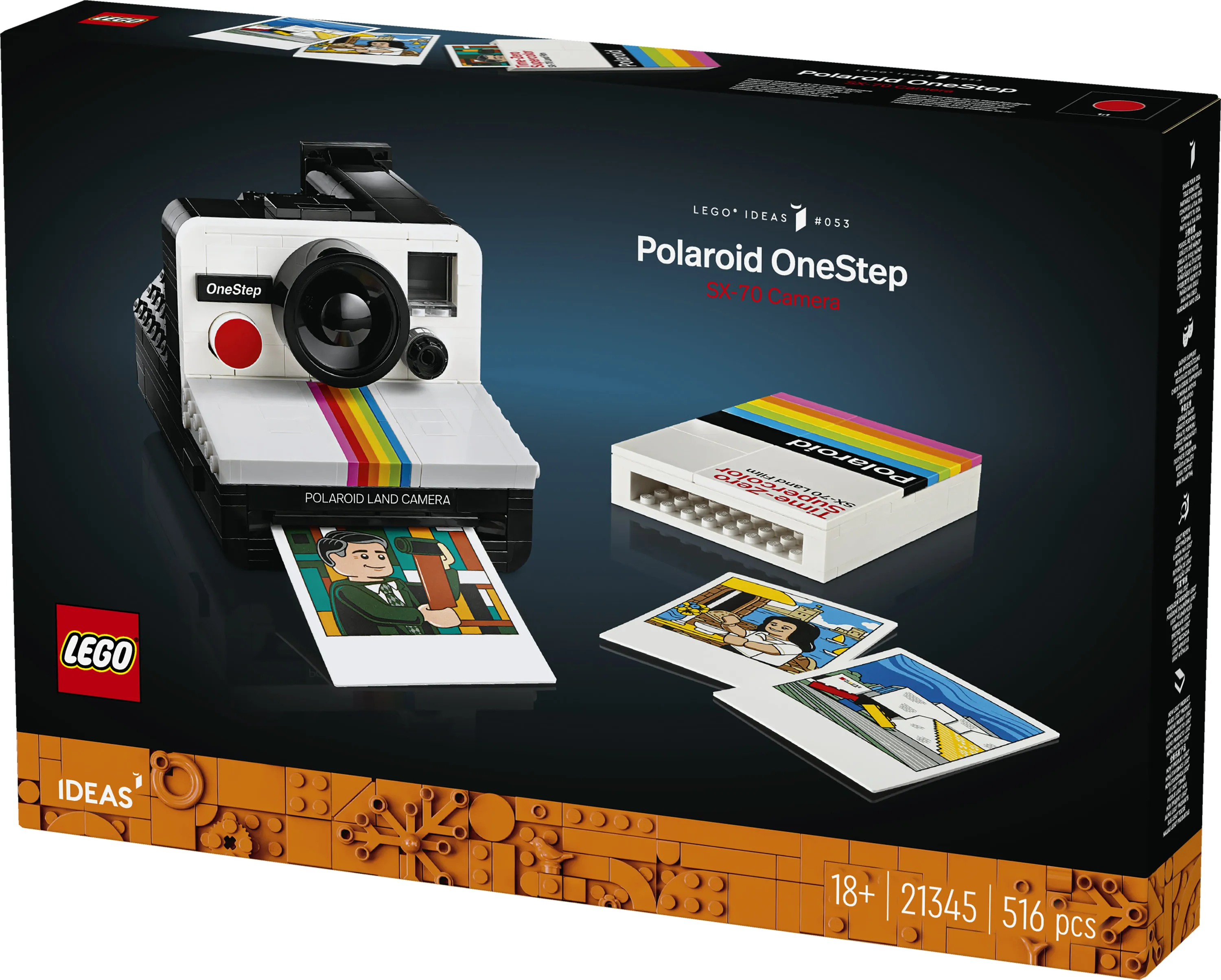 LEGO Ideas Polaroid OneStep SX-70 Camera 21345