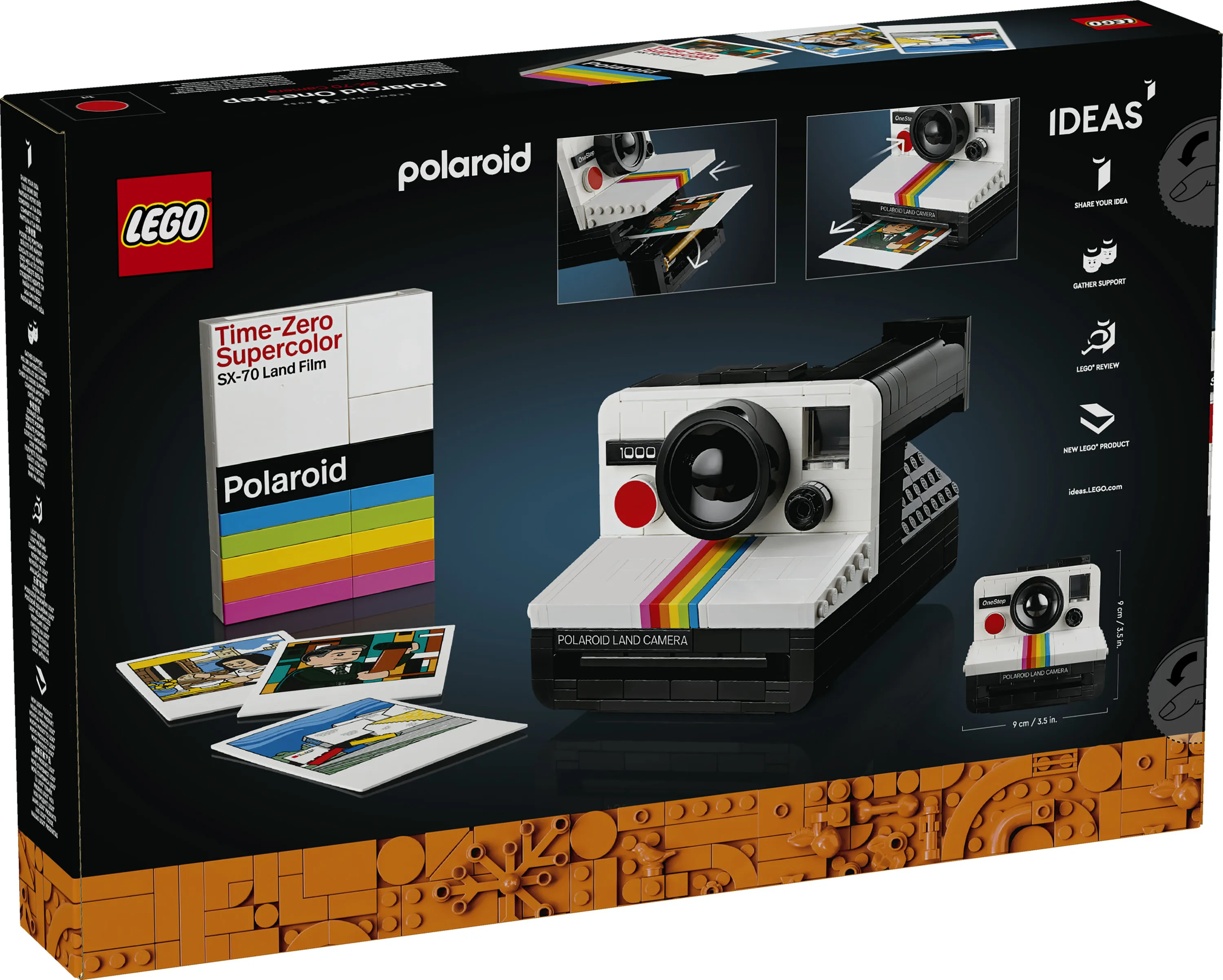 LEGO Ideas Polaroid OneStep SX-70 Camera 21345
