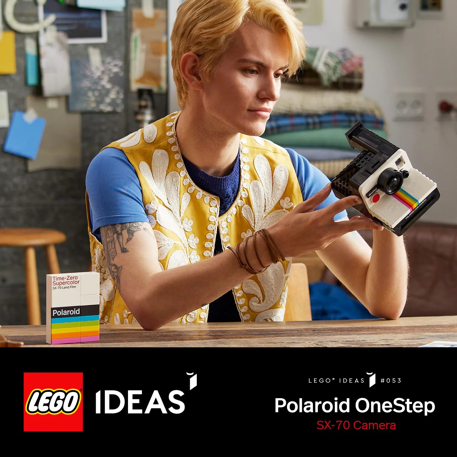 LEGO Ideas Polaroid OneStep SX-70 Camera 21345