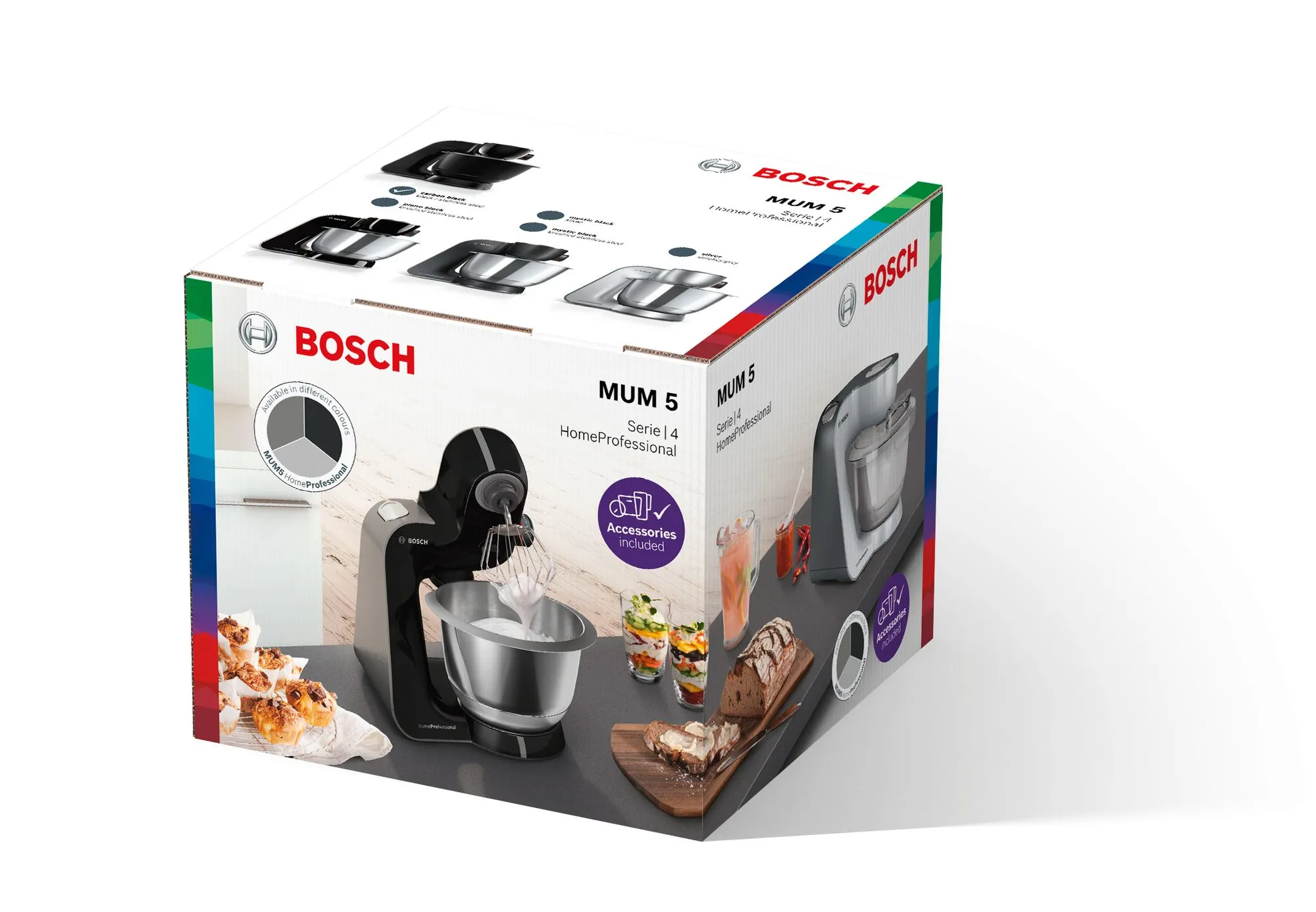 Bosch MUM59N26CB -yleiskone, 1000W, Carbon black Bosch MUM59N26CB -yleiskone, 1000W, Carbon black
