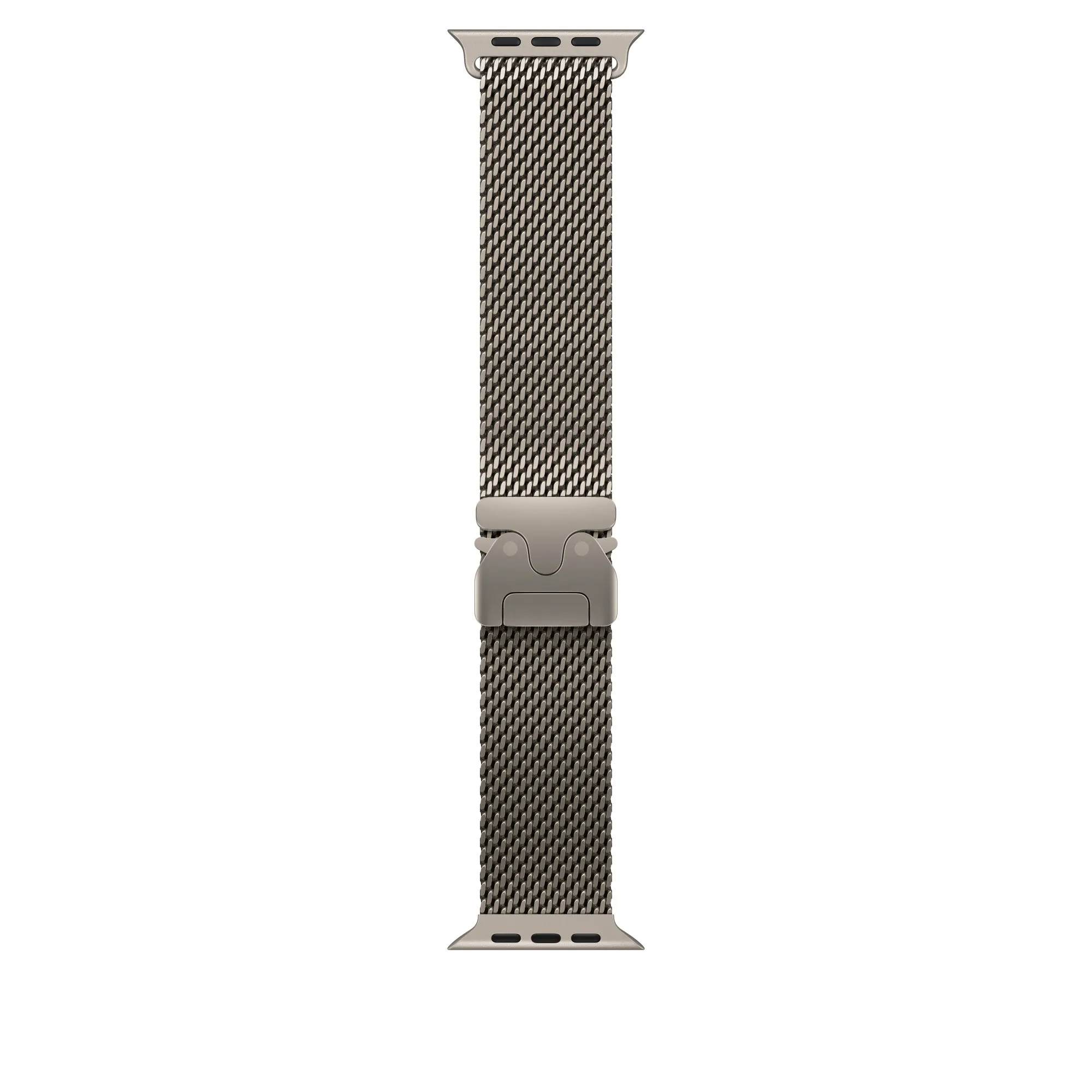 Apple Watch 49 mm - Milanesisk loop, Naturligt titan, Medium
