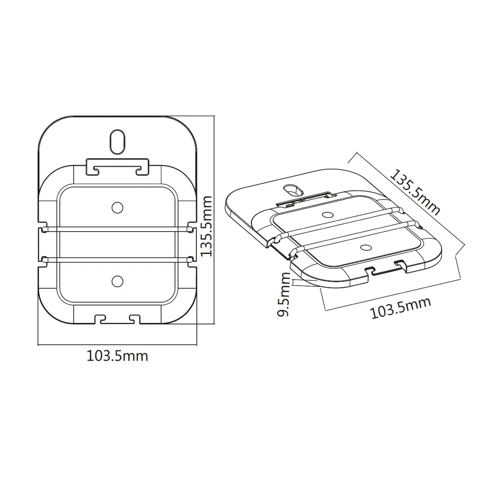 NEWSTAR Universal Mediabox Mount (also suited for Apple TV)