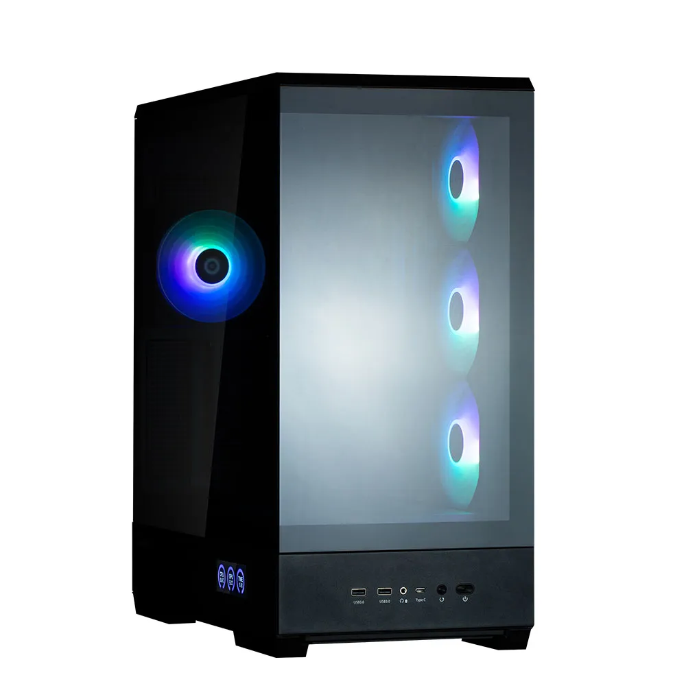 Zalman P50 DS Black ATX Mid-Tower Case with Panoramic View
