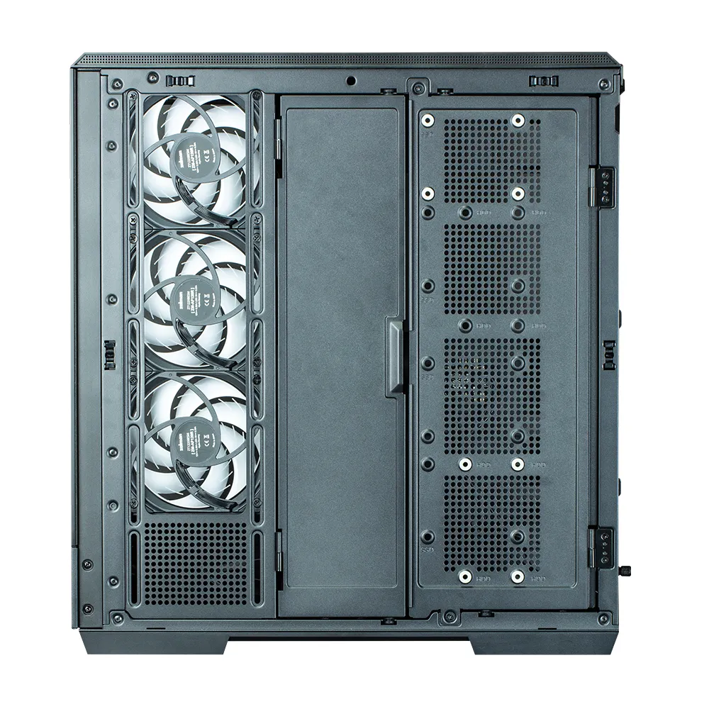 Zalman P50 DS Black ATX Mid-Tower Case with Panoramic View