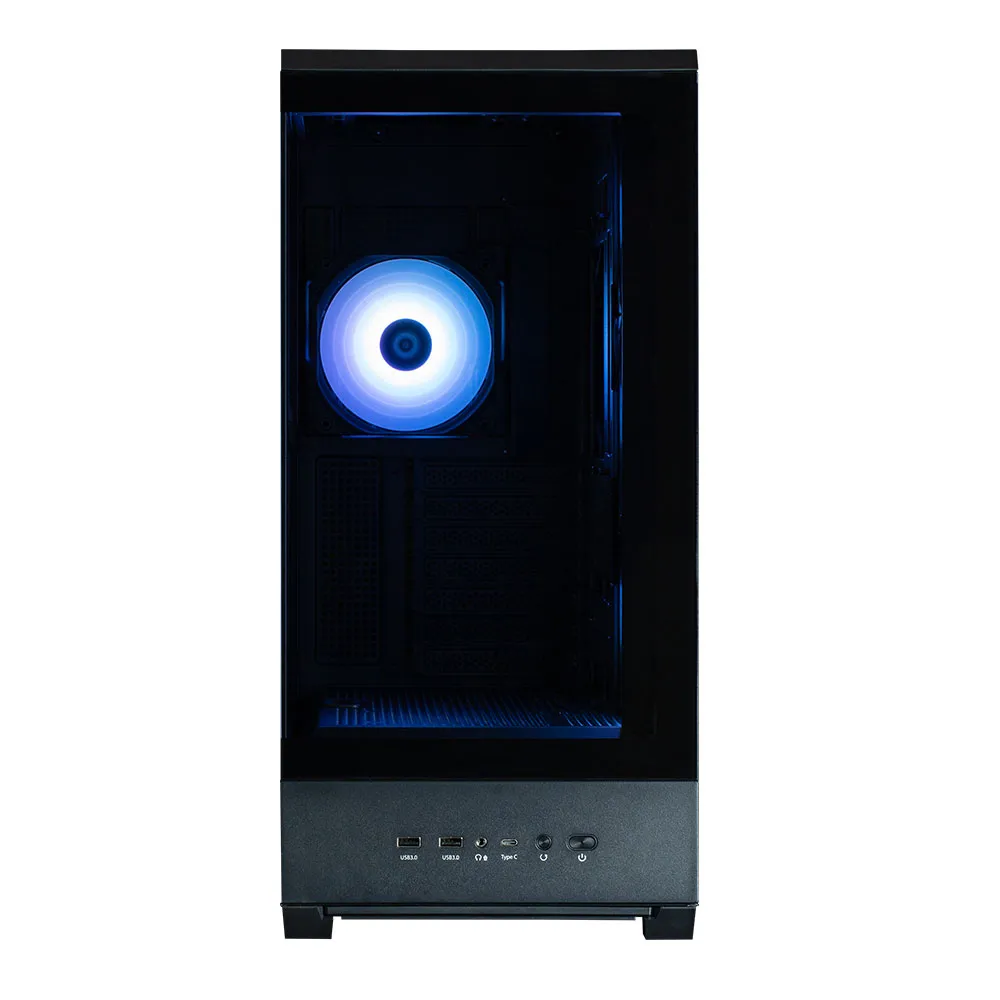 Zalman P50 DS Black ATX Mid-Tower Case with Panoramic View