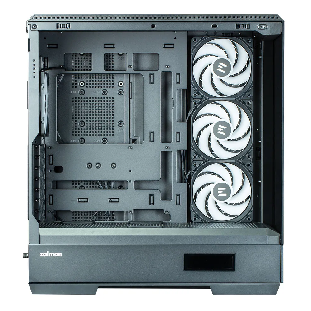 Zalman P50 DS Black ATX Mid-Tower Case with Panoramic View