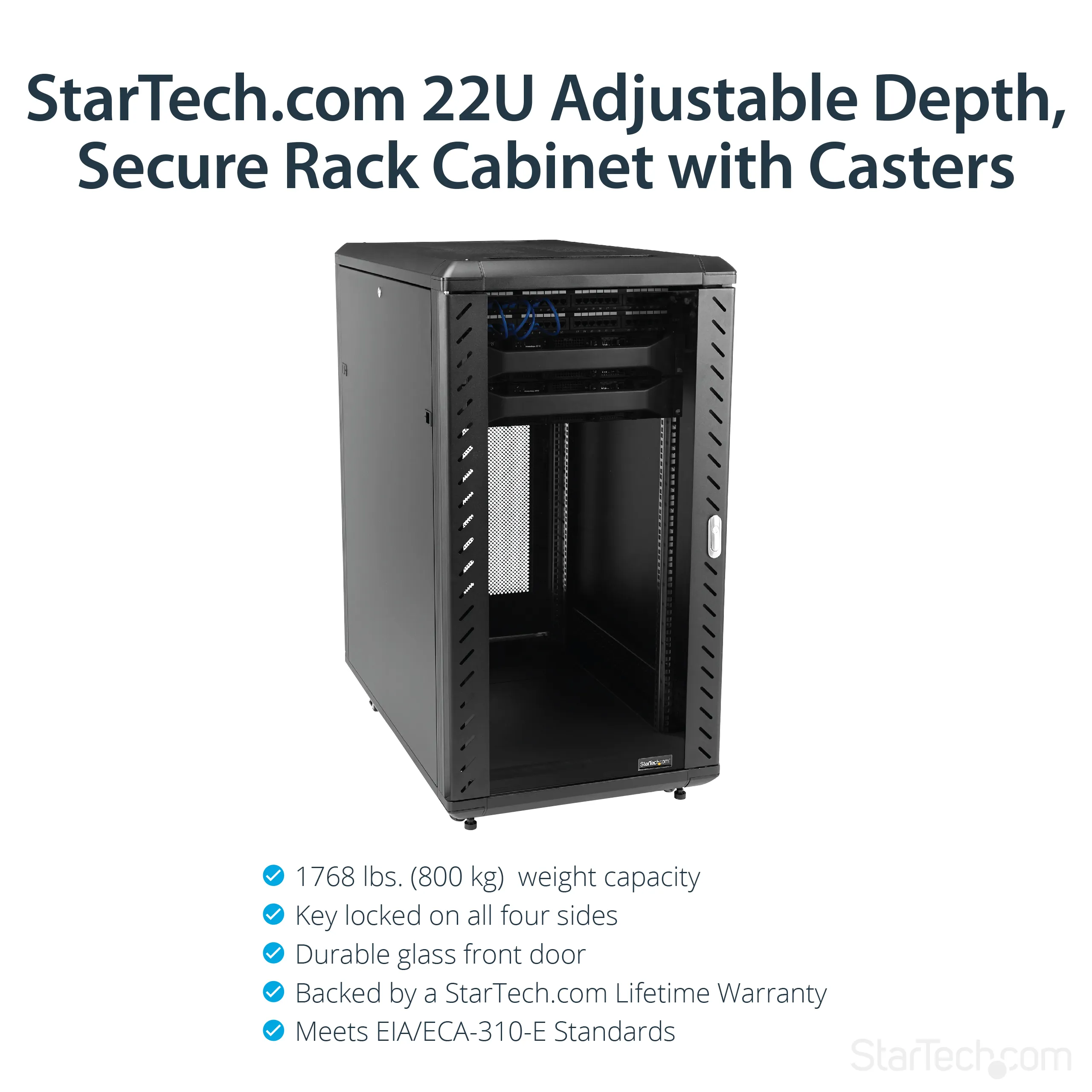 22U 36IN SERVER RACK CABINET