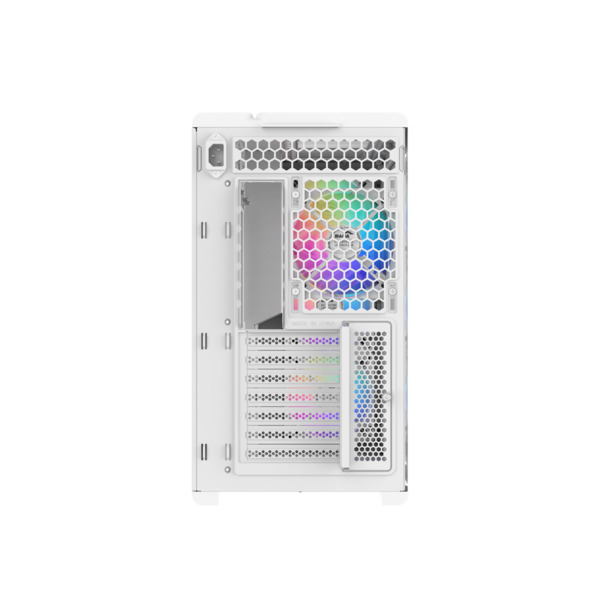 SAMA S50 Midi-Tower Case with window and RGB lighting, White