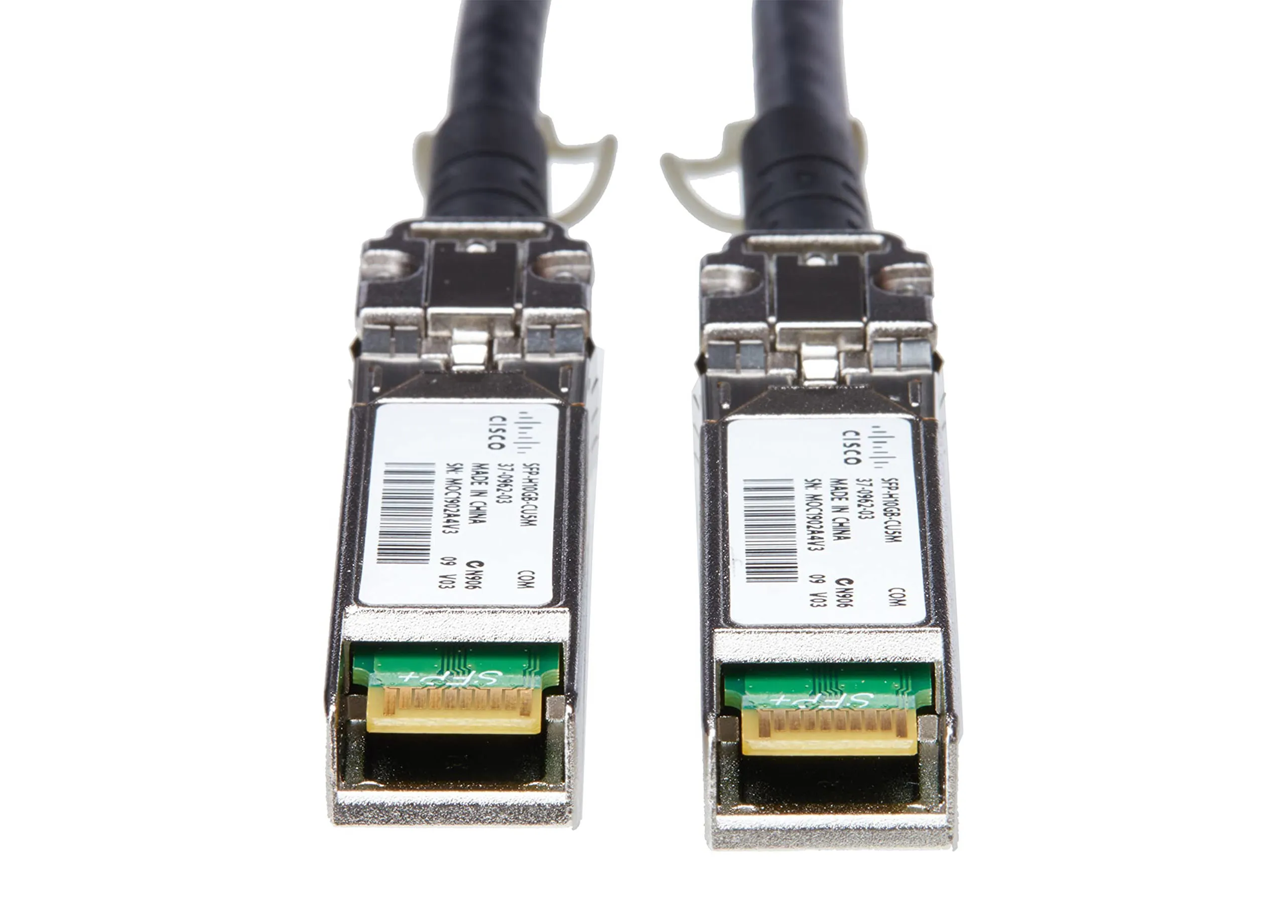 Cisco SFP+ Copper Twinax Cable - Suora kiinnityskaapeli - SFP+ to SFP+ - 5 m - kaksoisakselinen - SFF-8436/IEEE 802.3ae malleihin Catalyst 2960, 2960-24, 2960-4