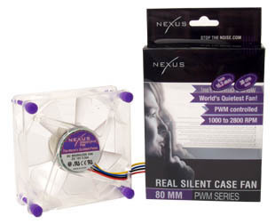 NEXUS CASE FAN 80MM ULTRA SILENT PWM