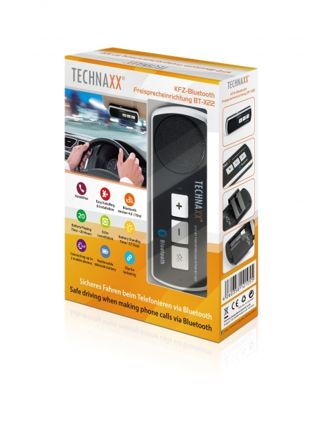 Technaxx BT/X22 -handsfree bilh&ouml;gtalare