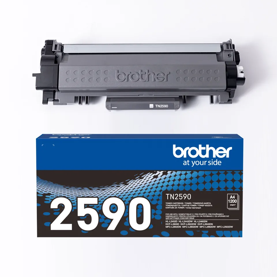 Brother TN-2590-laservärikasetti, musta Brother TN-2590-laservärikasetti, musta