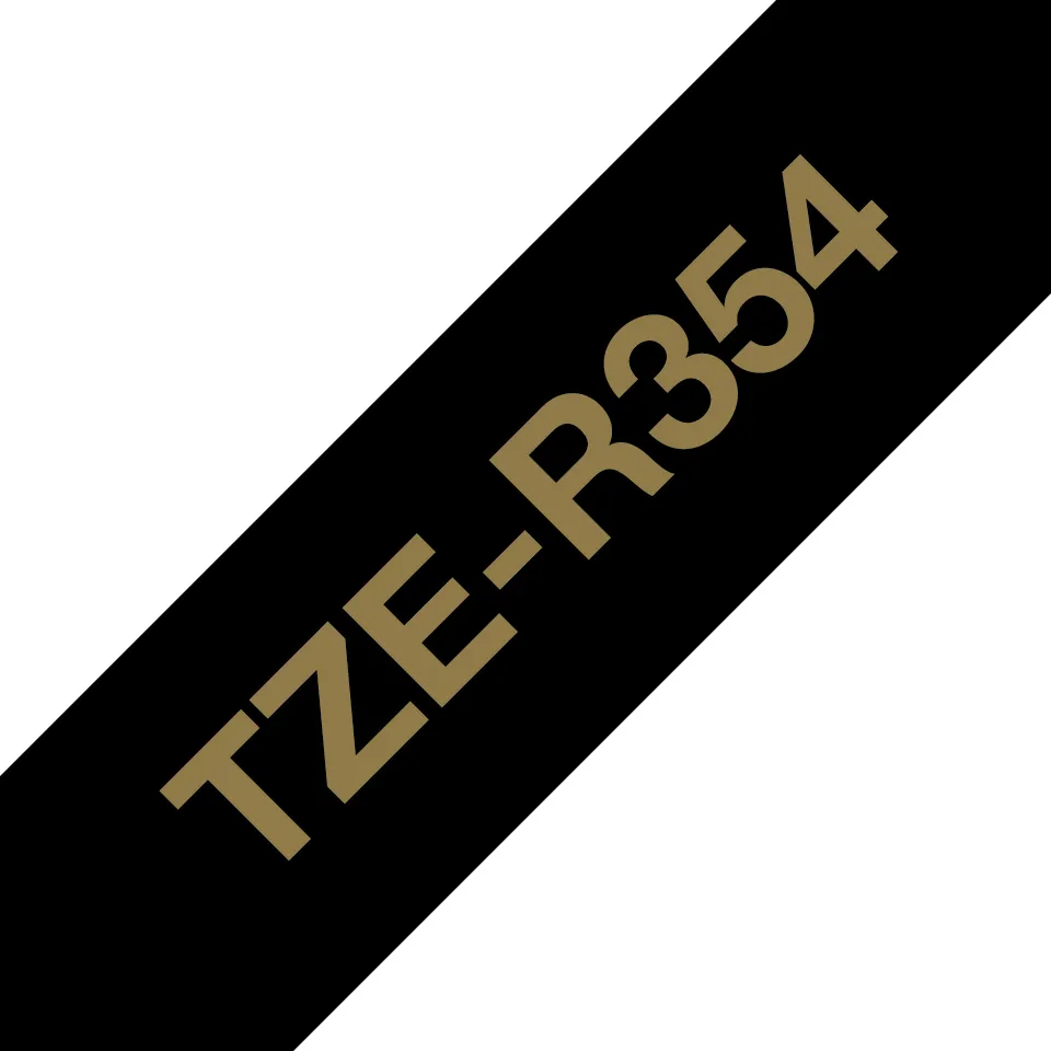 24 mm gold on black satin ribbon (4 meter)